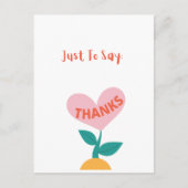 Dankeschön Karte (Vorderseite)