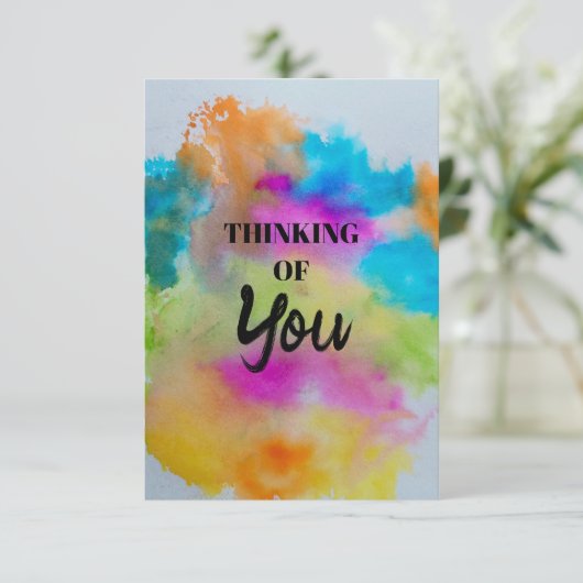 Dankeschön Karte (Stehend Vorderseite)