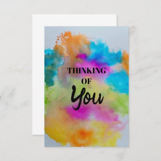 Dankeschön Karte (Vorne/Hinten)