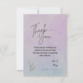 Dankeschön Karte (Vorderseite)