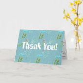 Dankeschön Karte (Gelbe Blume)