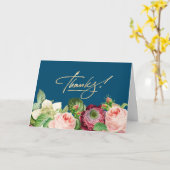 Dankeschön Karte (Gelbe Blume)
