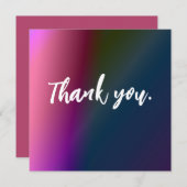 Dankeschön Karte (Vorne/Hinten)