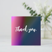 Dankeschön Karte (Stehend Vorderseite)