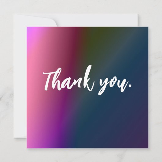 Dankeschön Karte (Vorderseite)