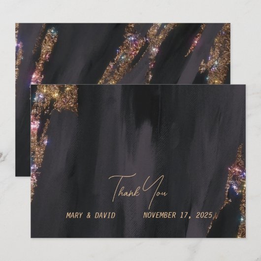 Dankeschön Karte (Vorne/Hinten)