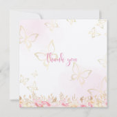 Dankeschön Karte (Rückseite)