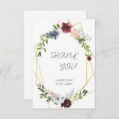 Dankeschön Karte (Vorne/Hinten)