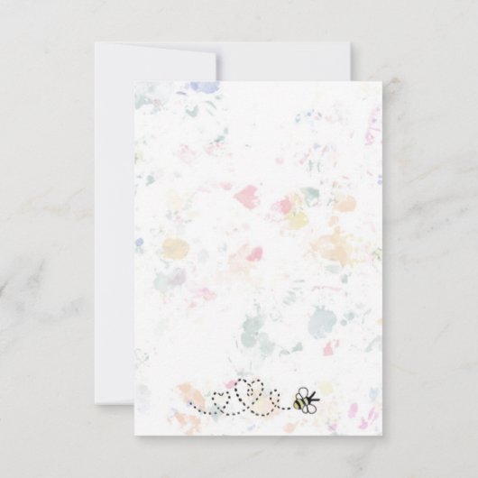 Dankeschön Karte (Rückseite)