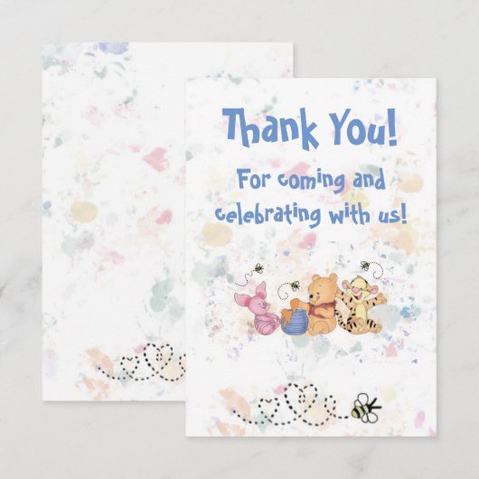 Dankeschön Karte (Vorne/Hinten)