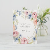 Dankeschön Karte (Stehend Vorderseite)