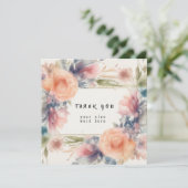 Dankeschön Karte (Stehend Vorderseite)