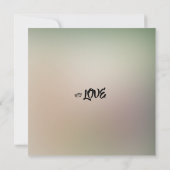 Dankeschön Karte (Rückseite)