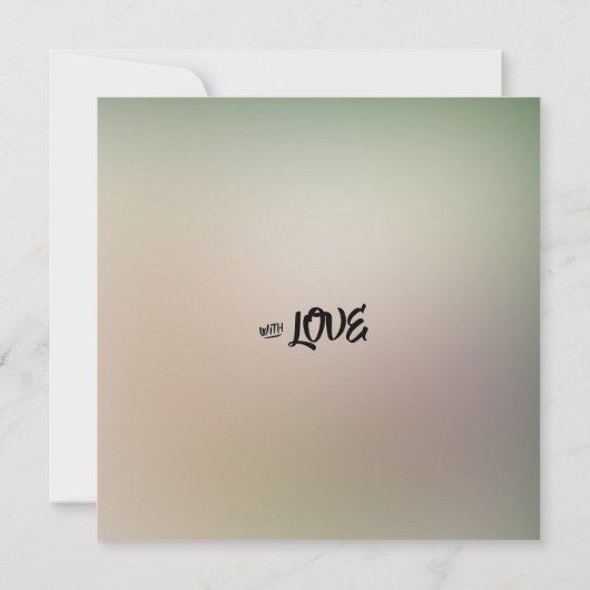 Dankeschön Karte (Rückseite)