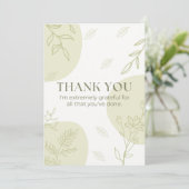 Dankeschön Karte (Stehend Vorderseite)