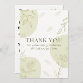 Dankeschön Karte (Vorne/Hinten)