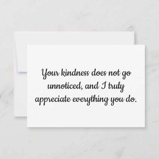 Dankeschön Karte (Rückseite)