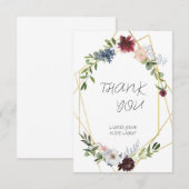 Dankeschön Karte (Vorne/Hinten)