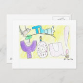 Dankeschön Karte (Vorne/Hinten)