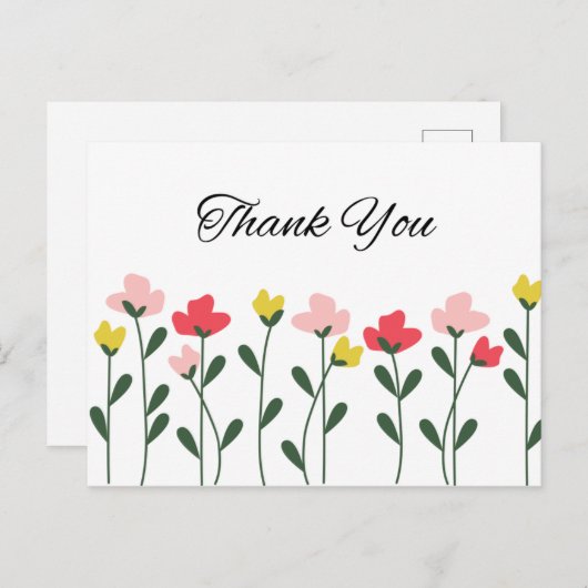 Dankeschön Karte (Vorne/Hinten)