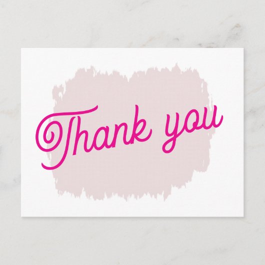 Dankeschön Karte (Vorderseite)