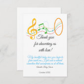 Dankeschön Karte (Vorne/Hinten)