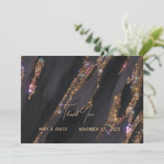 Dankeschön Karte (Stehend Vorderseite)