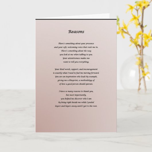 Dankeschön Karte (Gelbe Blume)