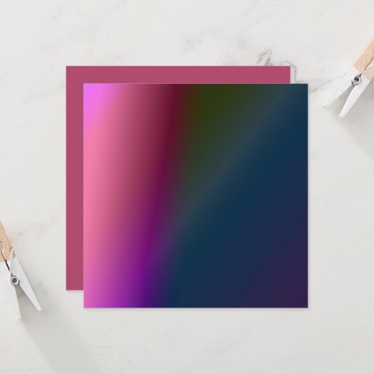 Dankeschön Karte (Vorderseite/Rückseite Beispiel)