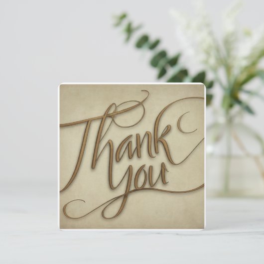 Dankeschön Karte (Stehend Vorderseite)