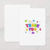 Dankeschön Karte (Vorne/Hinten)