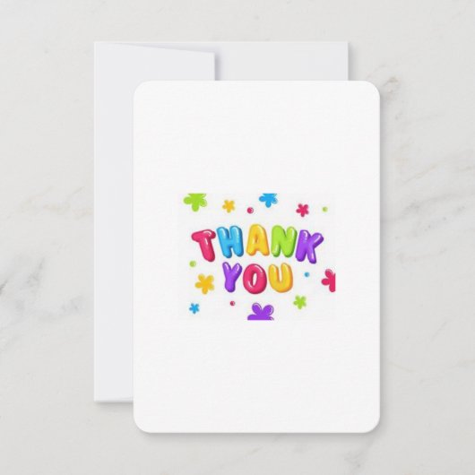 Dankeschön Karte (Vorderseite)