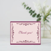 Dankeschön Karte (Stehend Vorderseite)