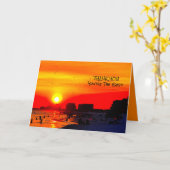 Dankeschön Karte (Gelbe Blume)