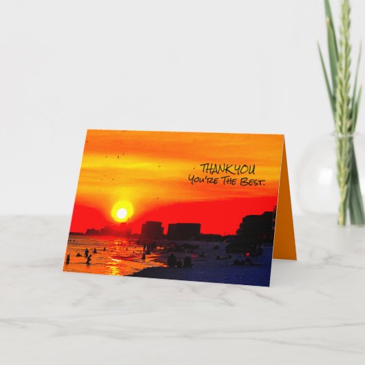 Dankeschön Karte (Vorderseite)