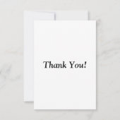 Dankeschön Karte (Rückseite)