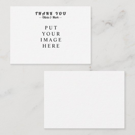 Dankeschön Karte (Vorne/Hinten)