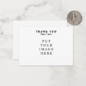 Dankeschön Karte (Vorderseite/Rückseite Beispiel)