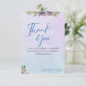 Dankeschön Karte (Stehend Vorderseite)