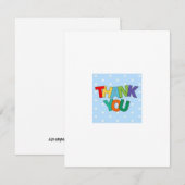 Dankeschön Karte (Vorne/Hinten)