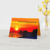 Dankeschön Karte (Gelbe Blume)