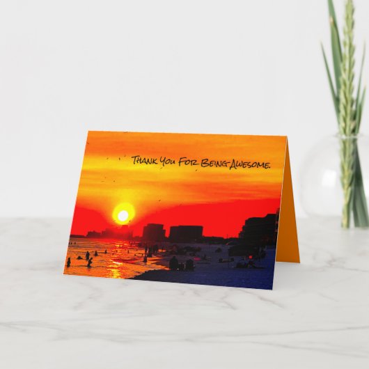 Dankeschön Karte (Vorderseite)