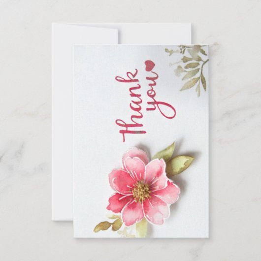 Dankeschön Karte (Vorderseite)