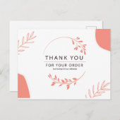 Dankeschön Karte (Vorne/Hinten)