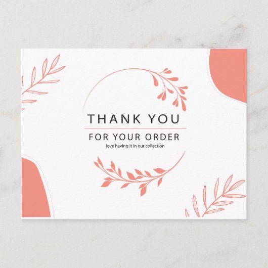 Dankeschön Karte (Vorderseite)