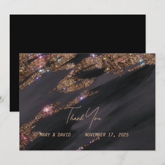 Dankeschön Karte (Vorne/Hinten)