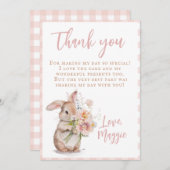 Dankeschön Karte (Vorne/Hinten)