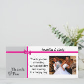 Dankeschön Karte (Stehend Vorderseite)