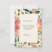 Dankeschön Karte (Vorderseite)