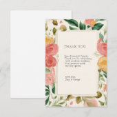 Dankeschön Karte (Vorne/Hinten)